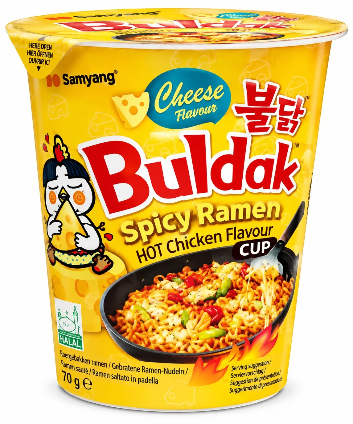 Спагети корейски купа сирене 0.080 Buldak