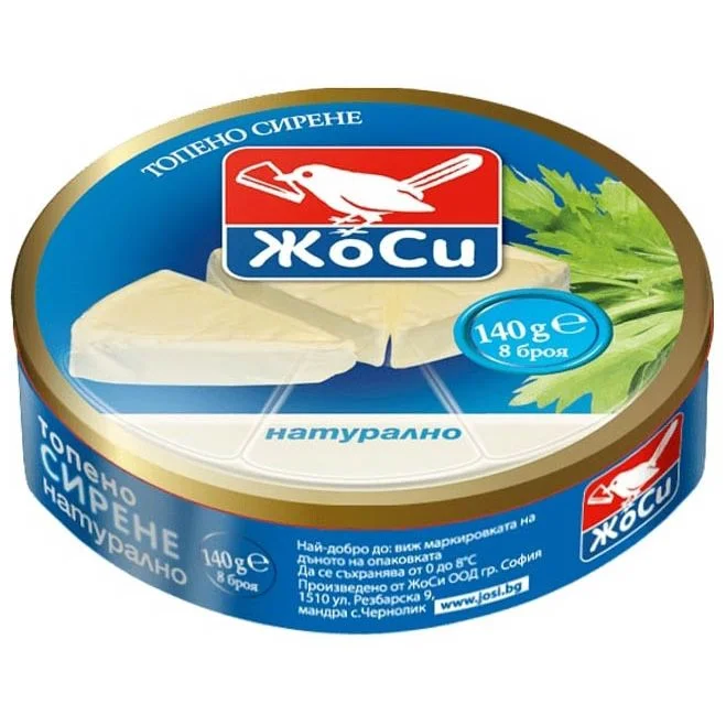 Секторно топено сирене 0,140 Жоси натурално