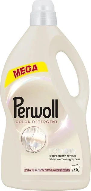 Первол 3,750 л.Течен перилен препарат Renew & Color Detergent 75 пранета