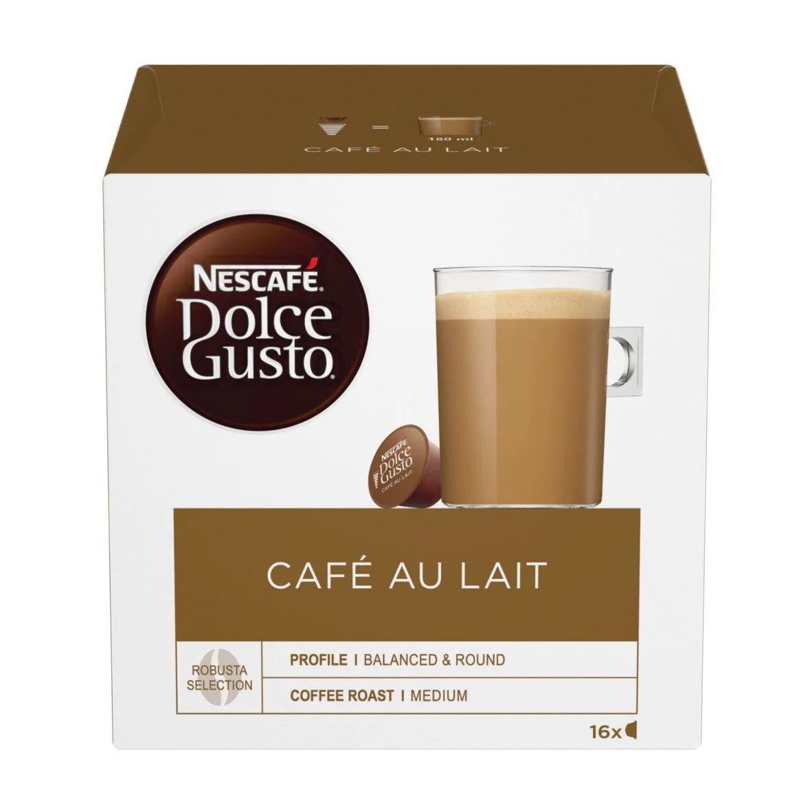 Nescafe Dolce Gusto Caffe Au Lait 16 бр.