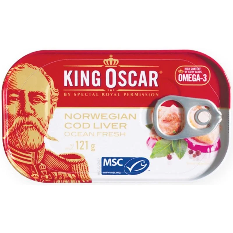 Дроб от Треска Норвегия 0,121 King Oscar