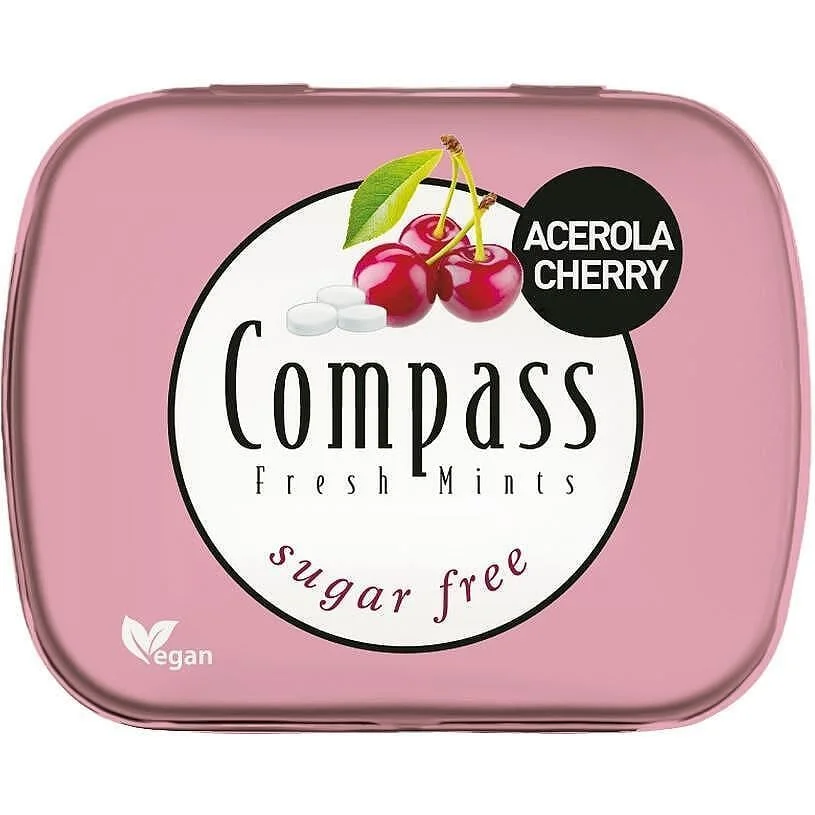 Бонбони твърди без захар ацерола чери 0,014 Compass