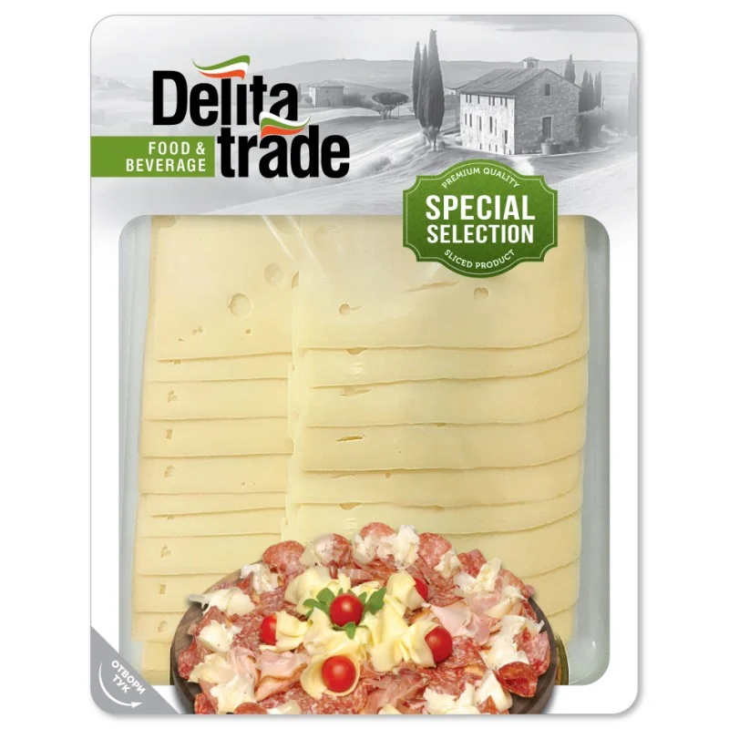 Моцарела слайс 0,300 Delita trade