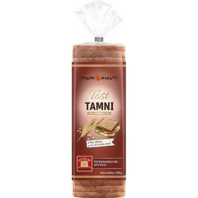 Хляб тост тъмен 0,500