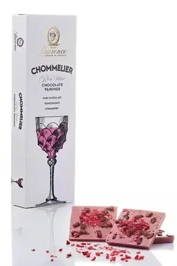 Шоколад Laurence Chommelier розе 0,100