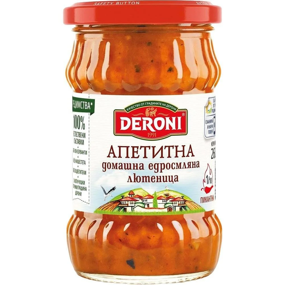 Дерони лютеница Апетитна домашна едросляна пикантна 0,260