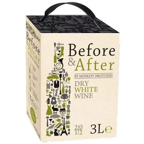Бяло вино Before & After 3 л. Братя Минкови