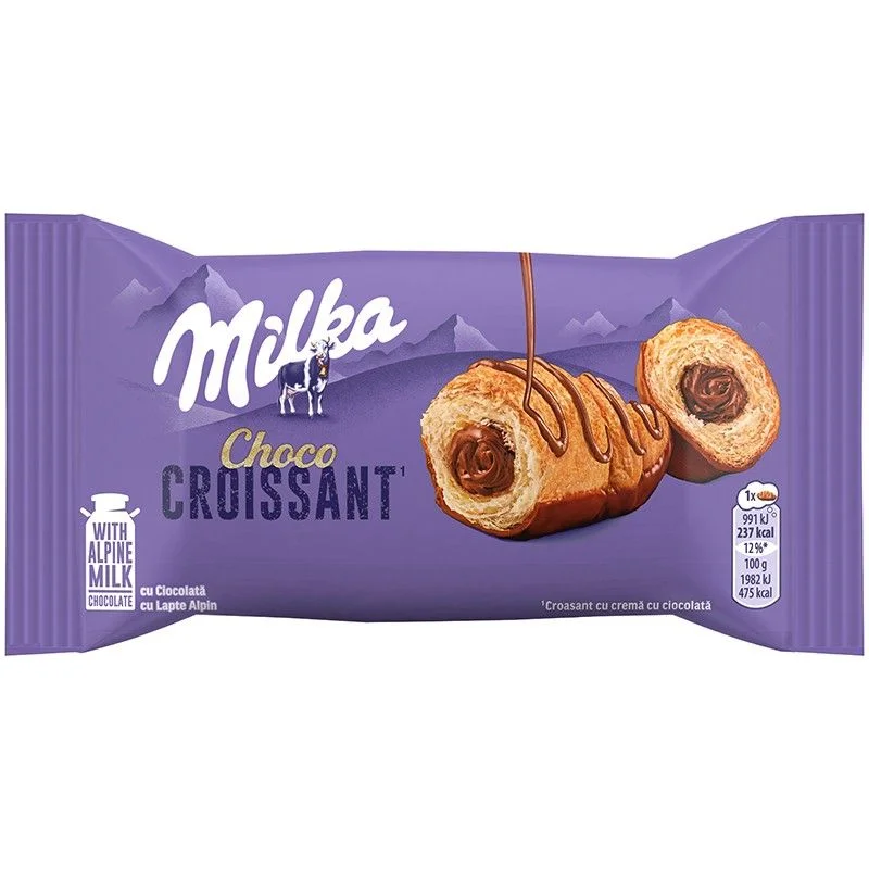 Кроасан Milka млечен шоколад 0,050
