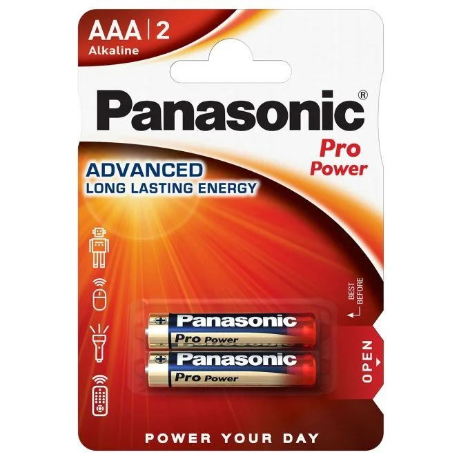 Батерии Панасоник Pro Power LR03 ААА 2 бр.