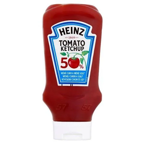 Кетчуп 50%по-малко захар 0,500 Heinz