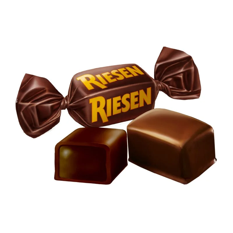 Шоколадови дъвчащи бонбони Riesen 0,105 плик