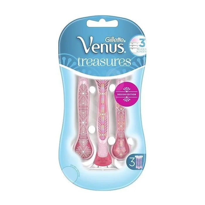 Жилет Venus Treasures розов дамска самобръсначка 3 бр. пакет
