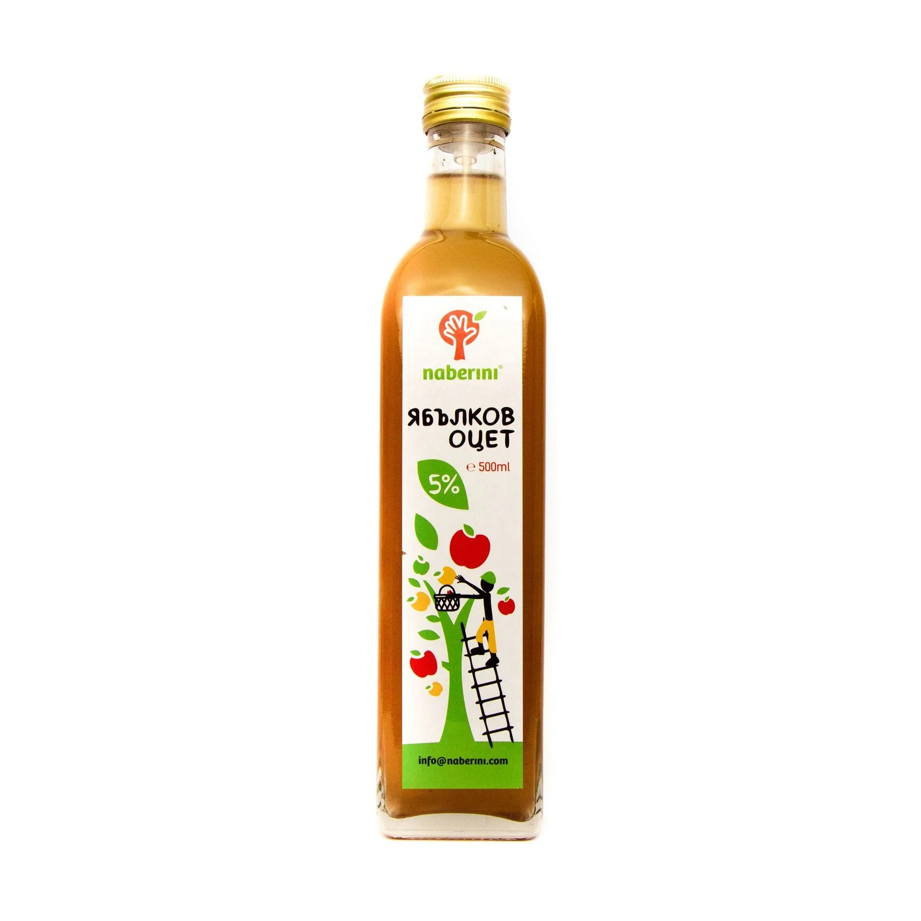 Оцет ябълков 0,500 Naberini