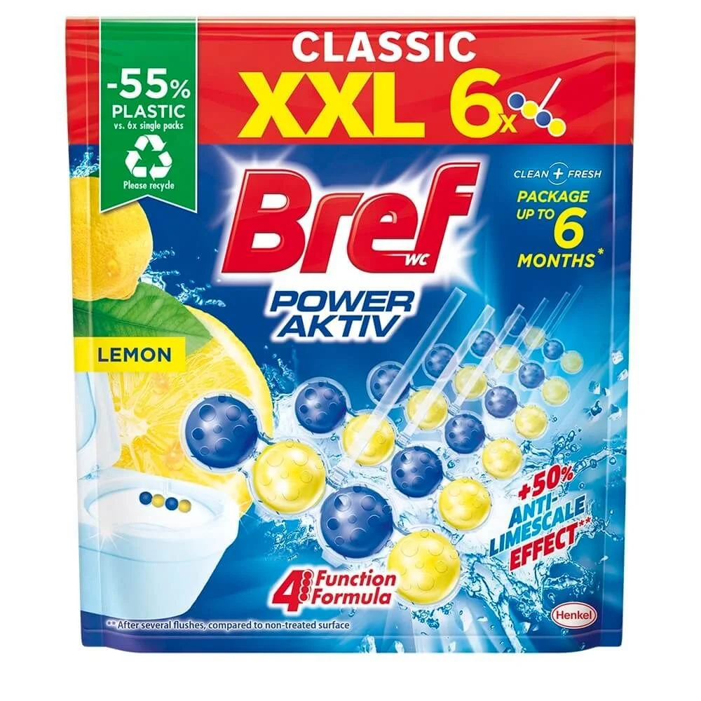 Bref WC Power Aktiv  XXL 6 х 0,050 Лимон