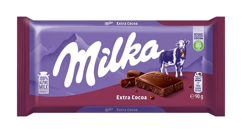 Шоколад Милка Extra Cocoa 0,090
