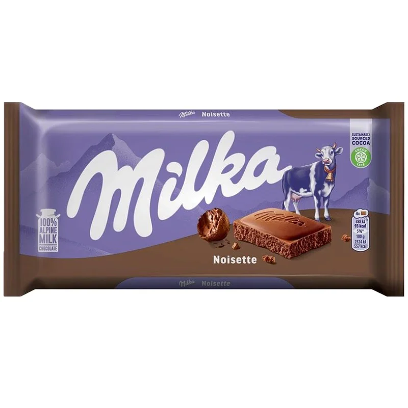 Шоколад Милка Крем лешник 0,090