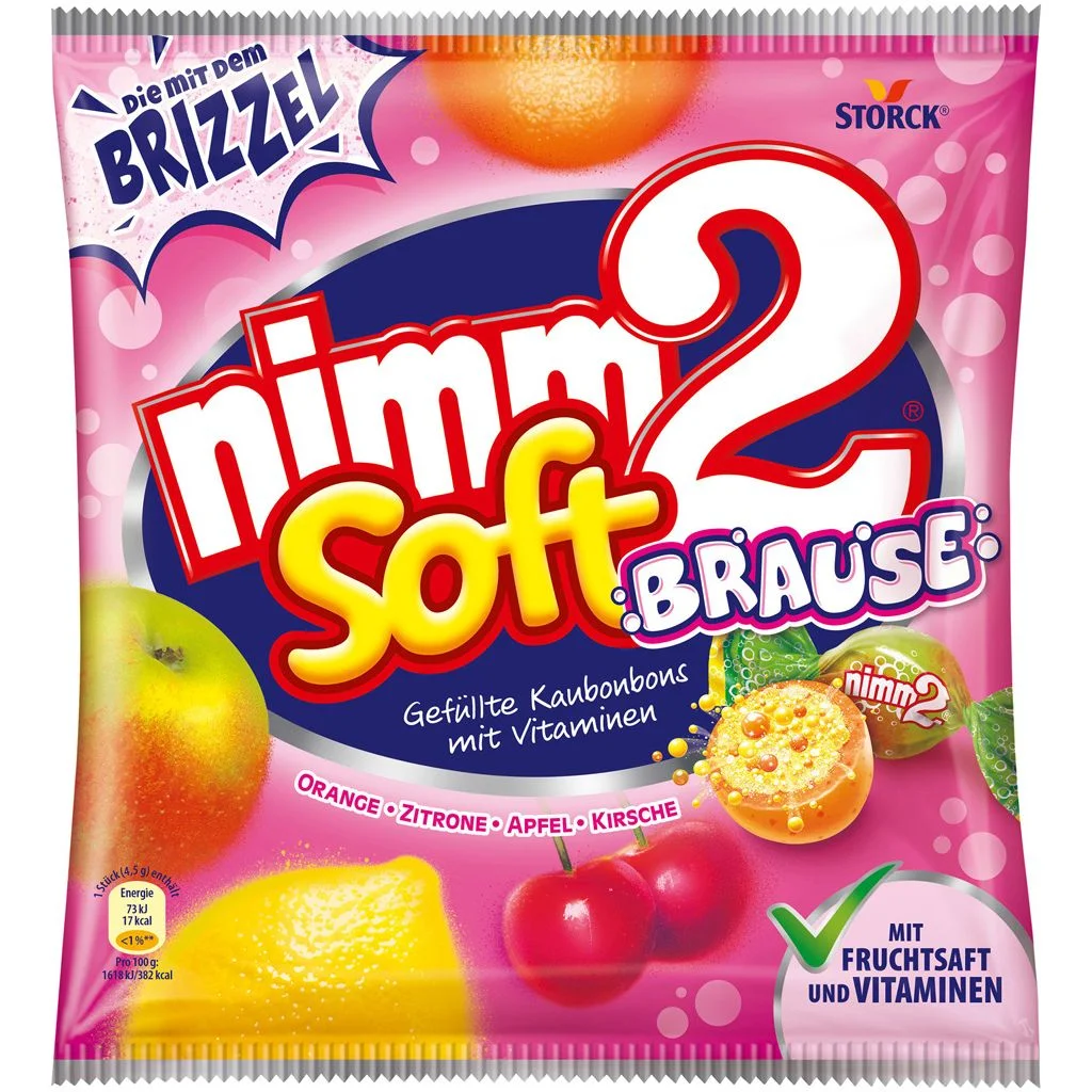 Бонбони Nimm 2 Soft газирани 0.090 Storck