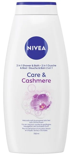 Нивеа душ гел 2 в 1 0,750 Care & Cashmere