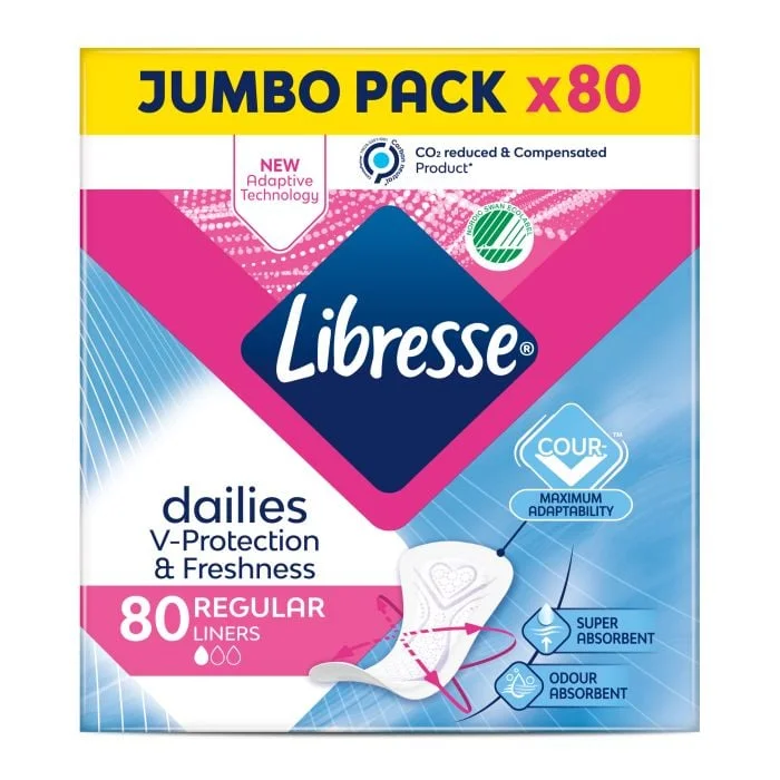 Дамски превръзки Либрес ежедневни Normal Jumbo Pack 80 бр.