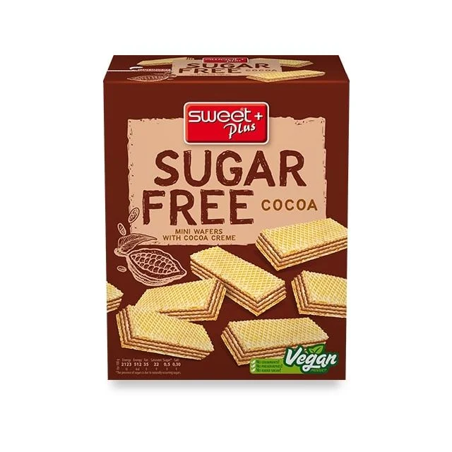 Вафли Мини с крем какао без захар 0,180 Sweet Plus