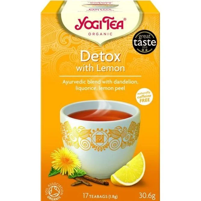 БИО Чай Детокс с лимон 17 бр. Yogi Tea