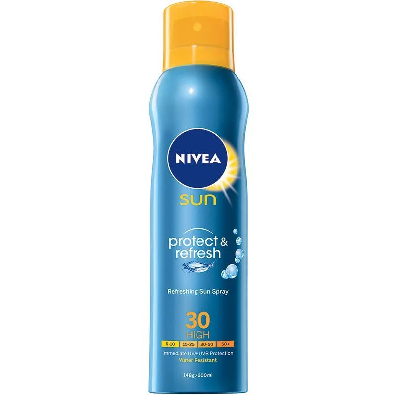 Нивеа Слънцезащитен спрей олио SPF 6 protect&бронзе 0,200