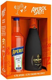 Комплект Aperol 0,700 + Пенливо вино Cinzano To Spritz 0,750