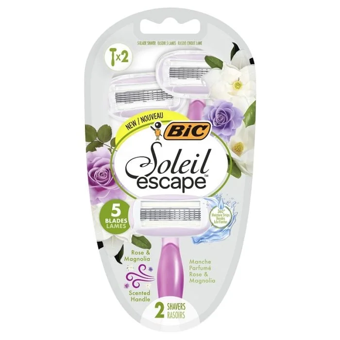 Самобръсначка BiC Soleil escape с 5 ножчета 2 бр.