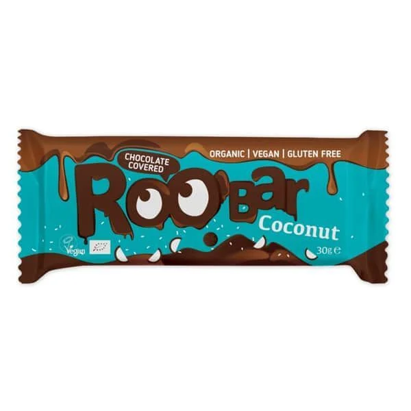 БИО кокосов бар покрит с шоколад 0,030 RooBar