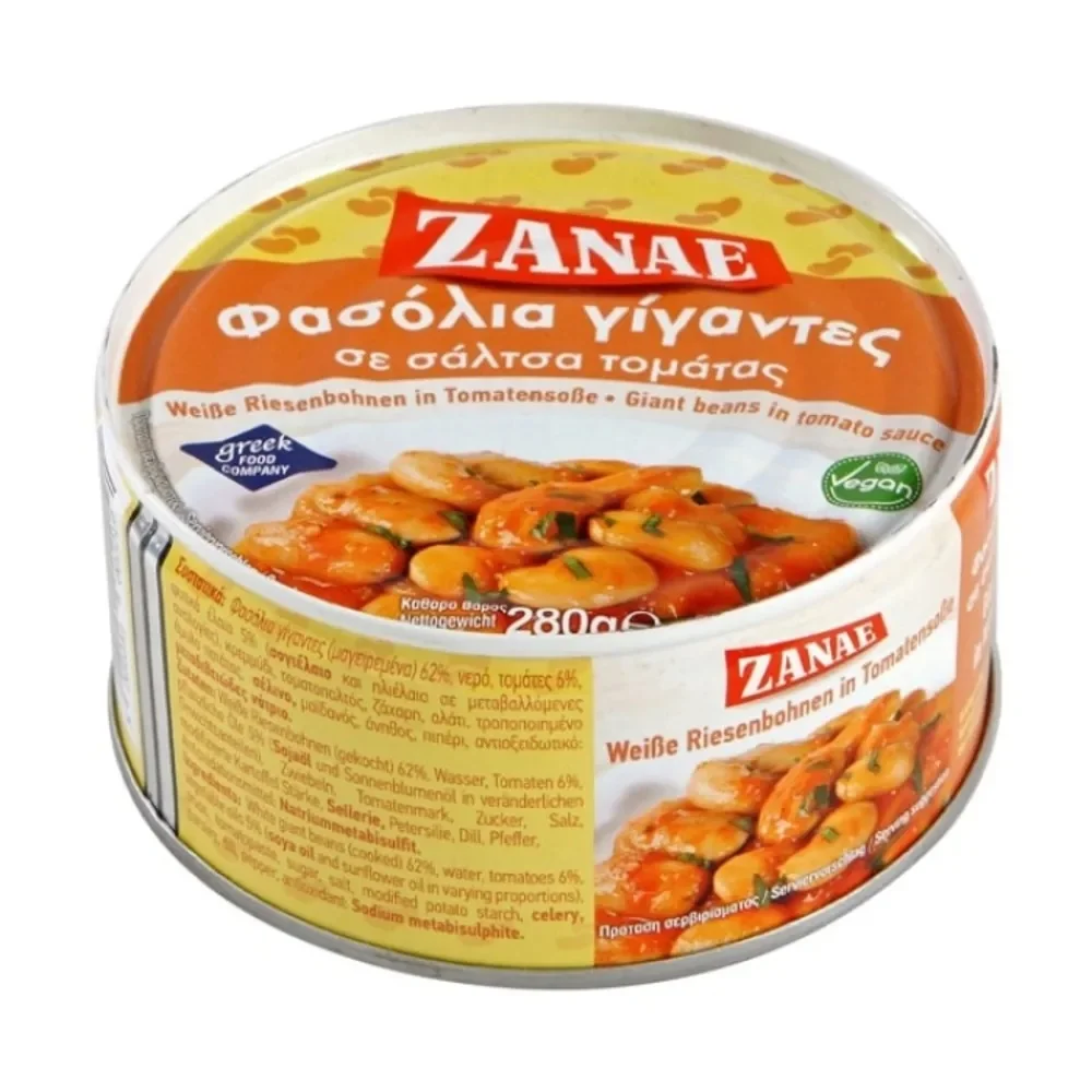 Гигански зрял фасул с доматен сос 0,280 Zanae