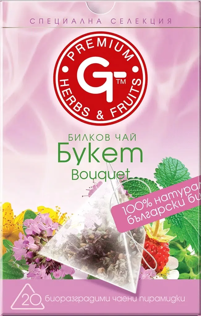Чай букет пирамидки 20 бр. Premium Herbs