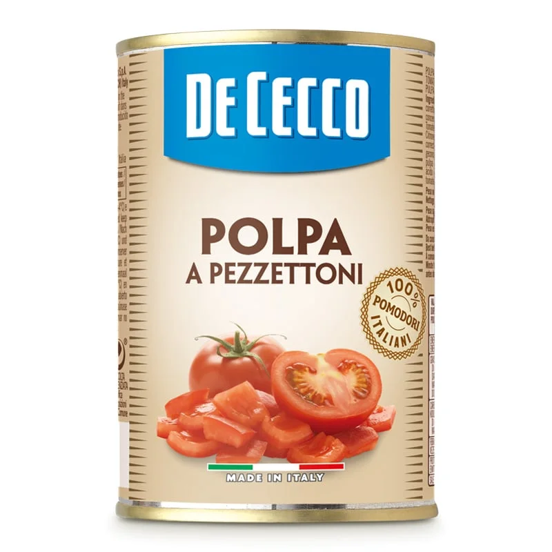 Домати на парченца 0,400 Метална Кутия De Cecco