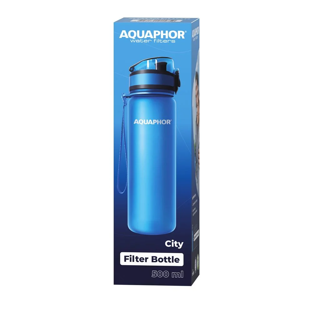 Бутилка за вода филтрираща Aquaphor 0,500 синя