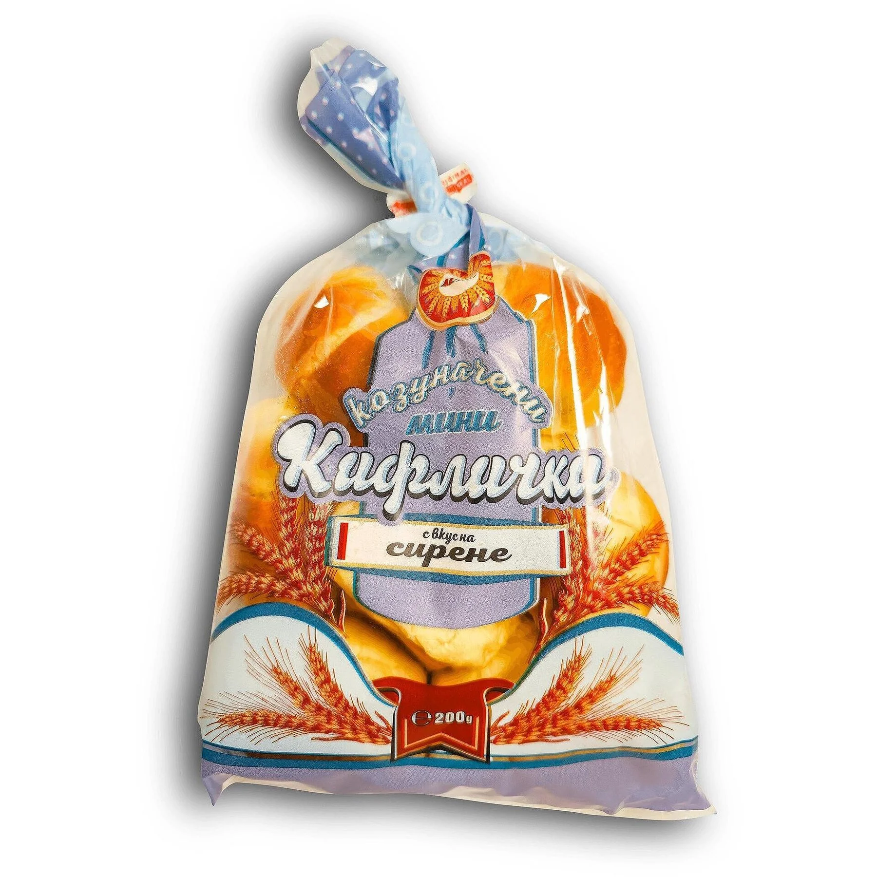Мини козуначени кифли със сирене 0,200 Дени
