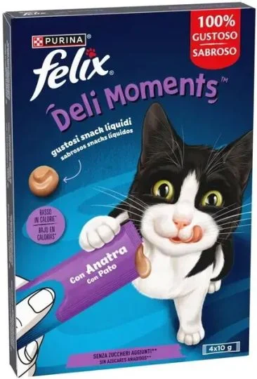 Purina Феликс Deli Moments 4 x 0,010 пате