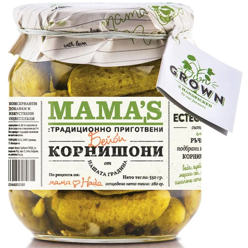 Кисели краставички Домашни 0,550 Mama's