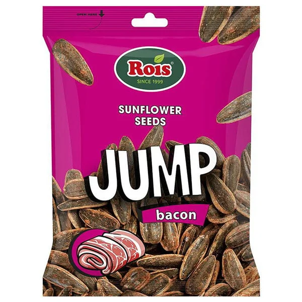 Печени слънчогледови семки Jump бекон 0,130 Rois