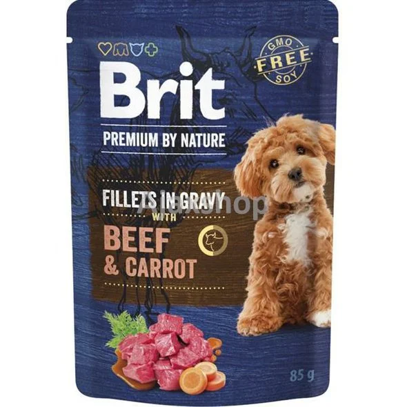 Brit Premium by Nature Dog 0,085 телешки филета с морков в грейви сос