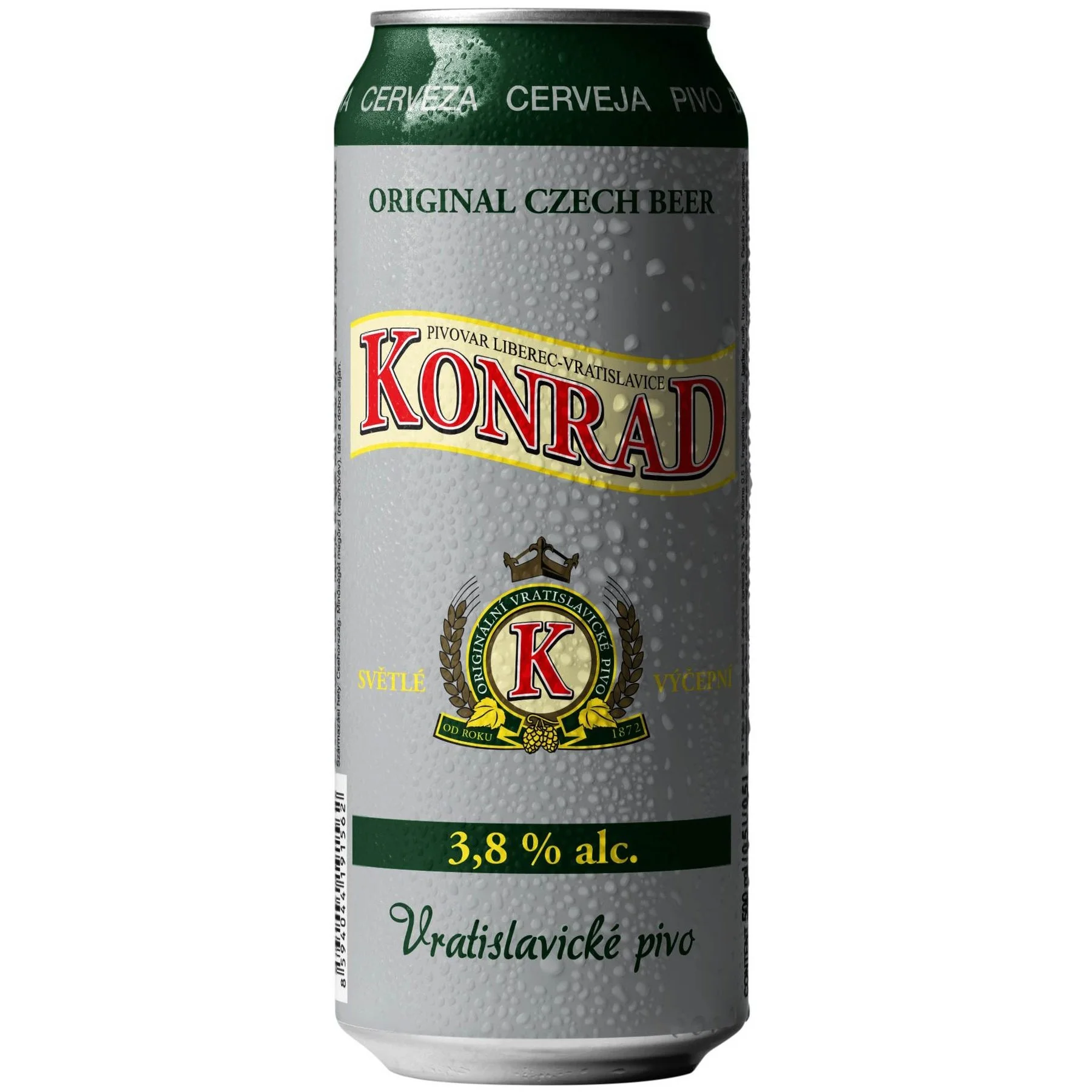 Бира Konrad светло кен 3,8%  0,500
