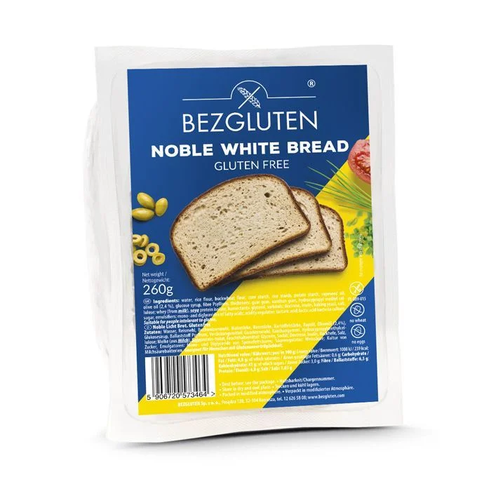 Бял хляб Noble без глутен 0,260 Bezgluten