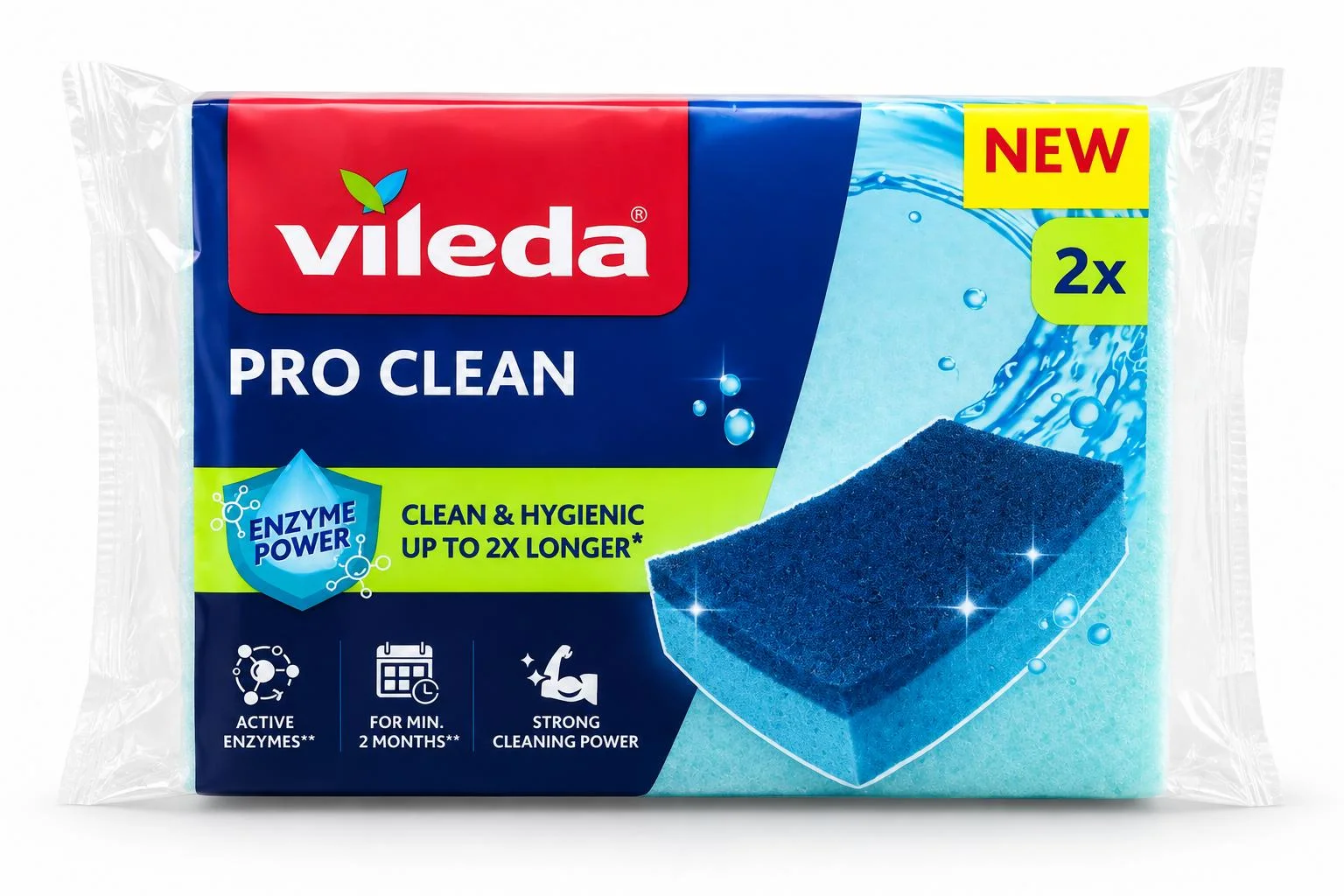 Кухненска гъба VILEDA Pro clean 3 бр.