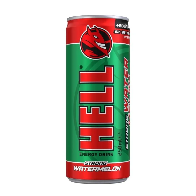 Енергийна напитка Hell 0,250 диня и тути фрути