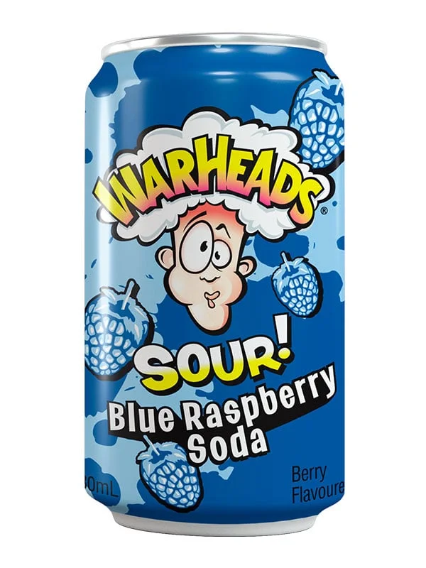 Безалкохолна напитка кисела синя малина 0,330 Warheads