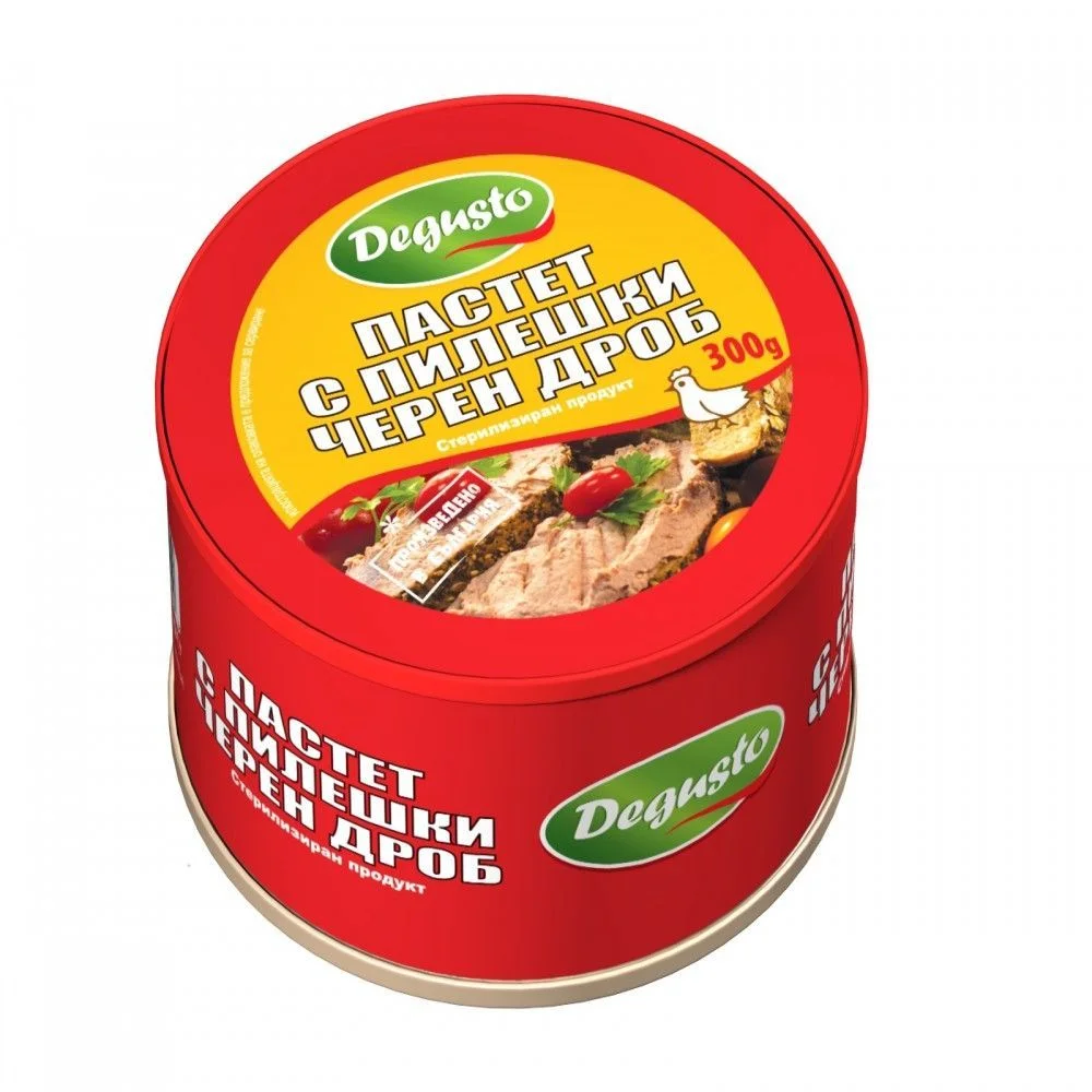 Пастет пилешки дроб 0,300 Degusto
