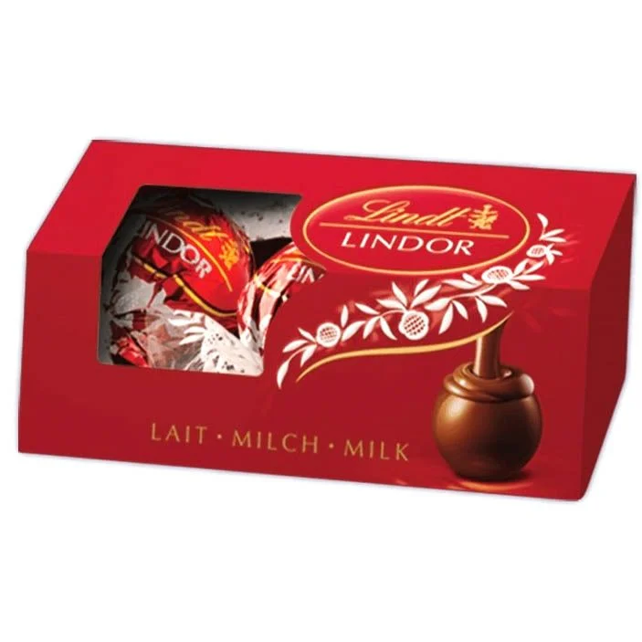 Шоколадови бонбони Lindt Lindor 3 бр. Триопак 0,037