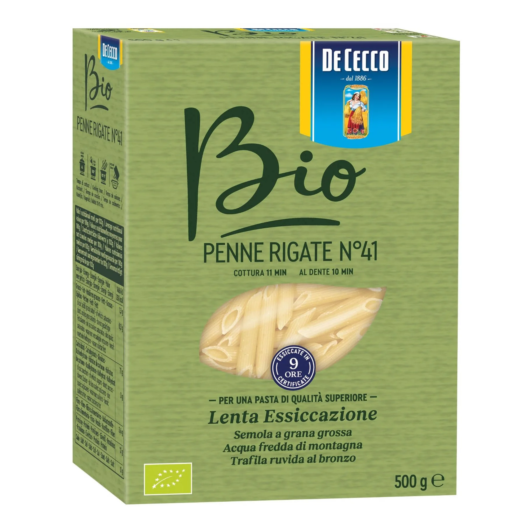 БИО Пене Ригате 0,500 De Cecco