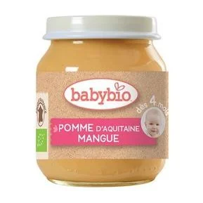 БИО Плодово пюре ябълки и манго 0,130 Babybio