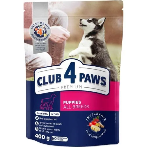 Club 4 Paws Суха храна за малки кучета 0,400