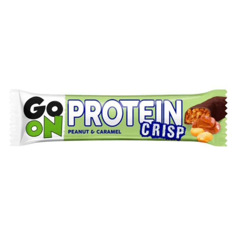 Протеинов бар Crisp фъстъци и карамел 0.050 Go On