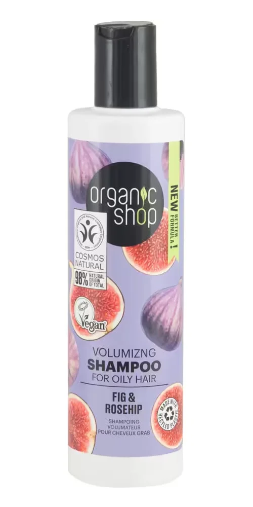 Organic shop шампоан за обем мазна коса 0,280